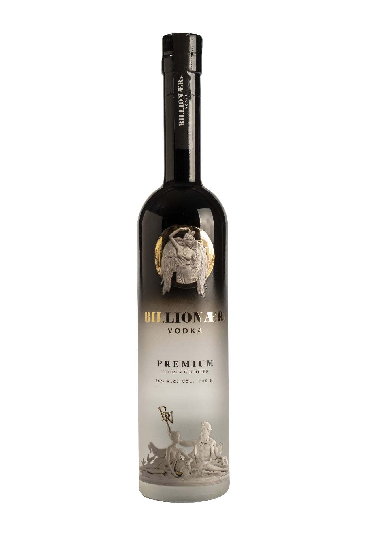 BILLIONAER Premium Vodka bottle, front view